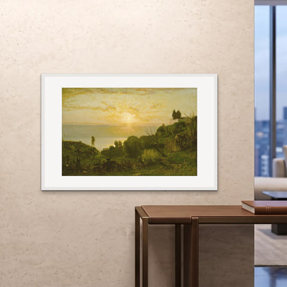 Orlonzo - FRAMED PRINT WHITE 12080cm4832 ROOM