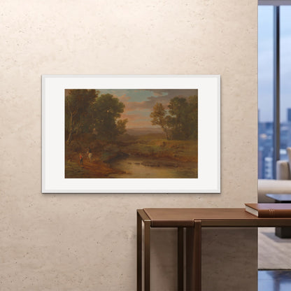 Orlonzo - FRAMED PRINT WHITE 12080cm4832 ROOM