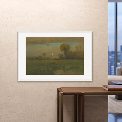 Orlonzo - FRAMED PRINT WHITE 12080cm4832 ROOM