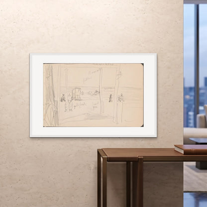Orlonzo - FRAMED PRINT WHITE 12080cm4832 ROOM
