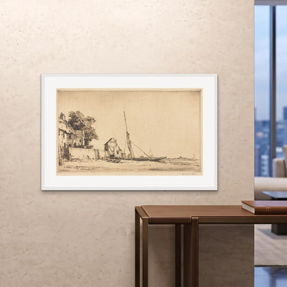 Orlonzo - FRAMED PRINT WHITE 12080cm4832 ROOM
