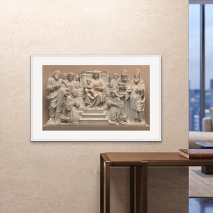 Orlonzo - FRAMED PRINT WHITE 12080cm4832 ROOM