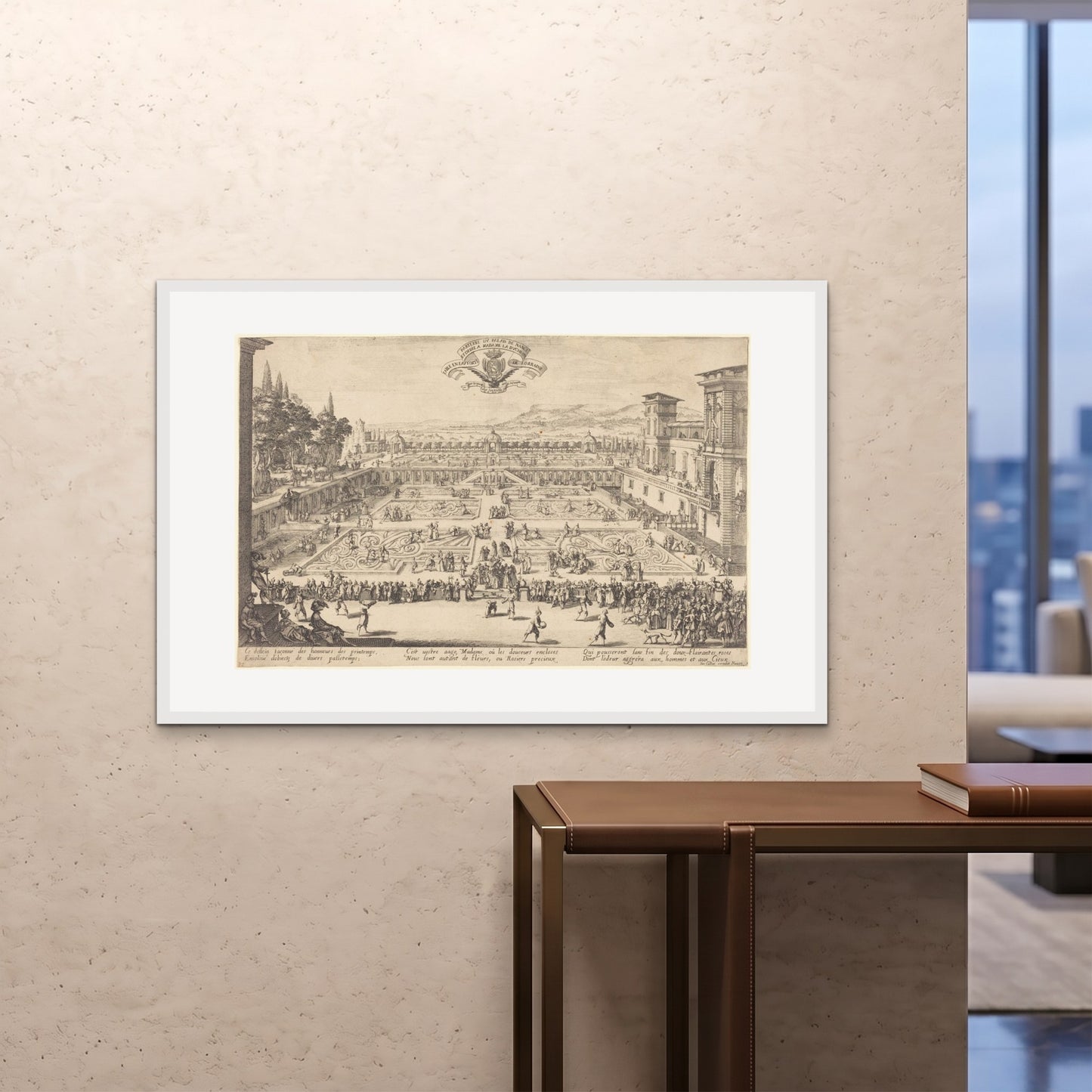Orlonzo - FRAMED PRINT WHITE 12080cm4832 ROOM