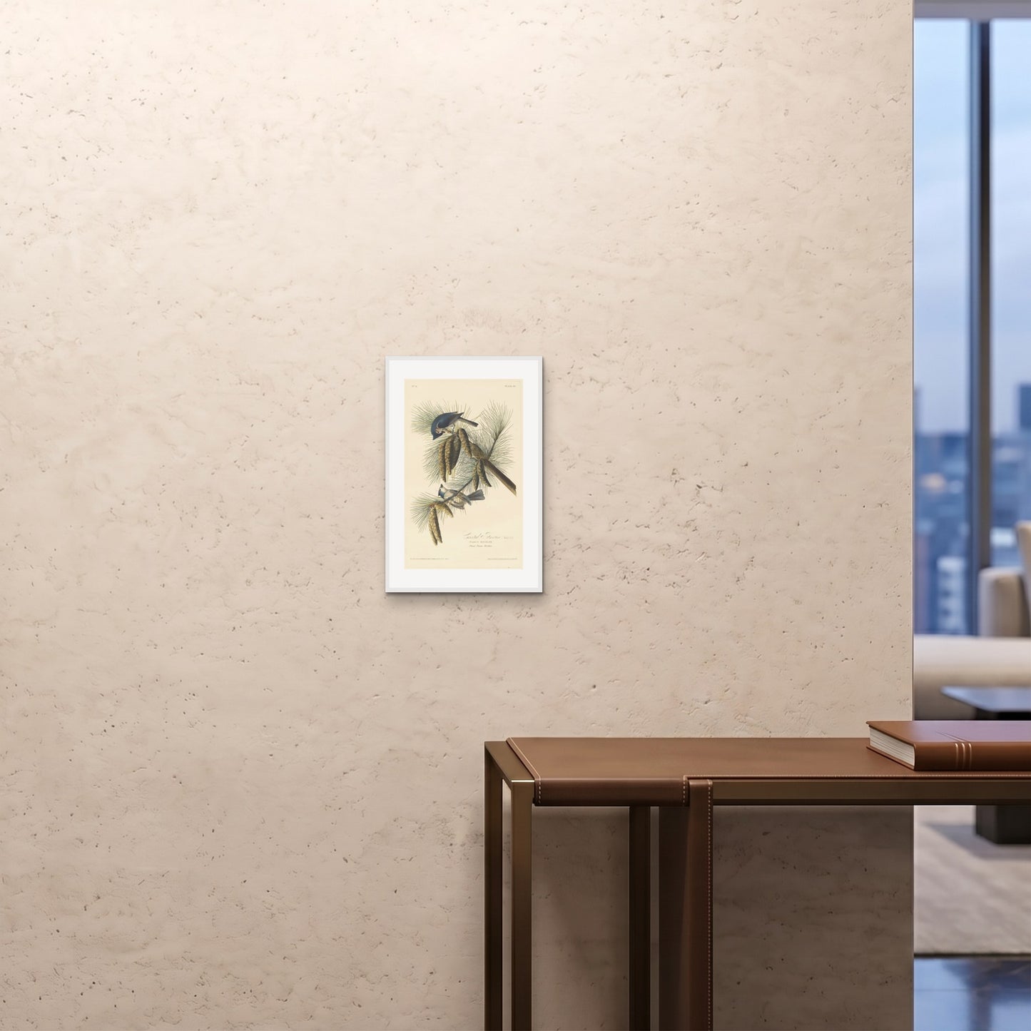 Orlonzo - FRAMED PRINT WHITE 12x1830x45cm ROOM