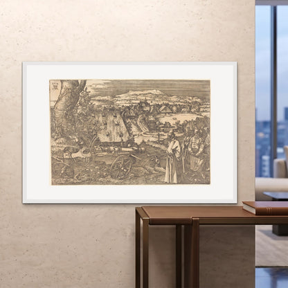 Orlonzo - FRAMED PRINT WHITE 150100cm6040 ROOM