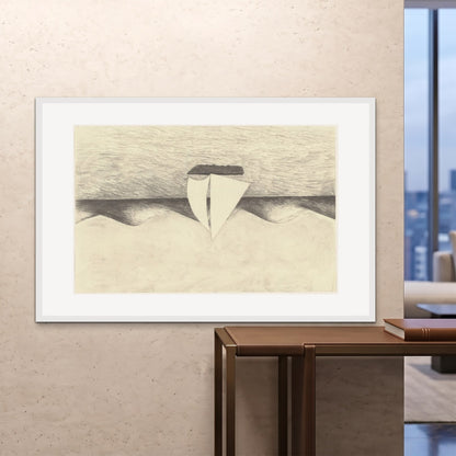 Orlonzo - FRAMED PRINT WHITE 150100cm6040 ROOM