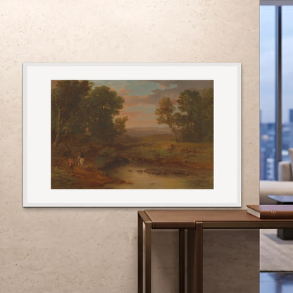 Orlonzo - FRAMED PRINT WHITE 150100cm6040 ROOM