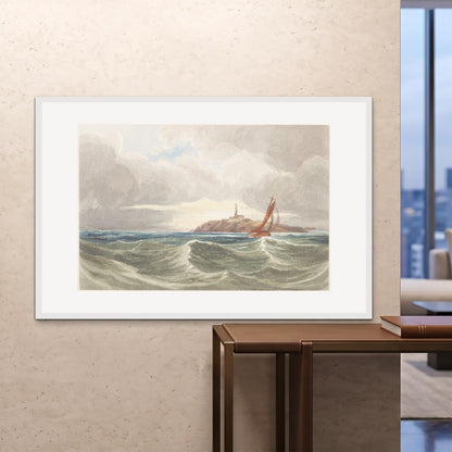 Orlonzo - FRAMED PRINT WHITE 150100cm6040 ROOM