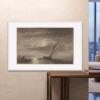 Orlonzo - FRAMED PRINT WHITE 150100cm6040 ROOM