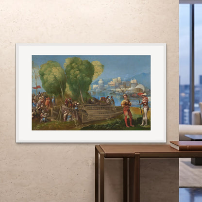 Orlonzo - FRAMED PRINT WHITE 150100cm6040 ROOM