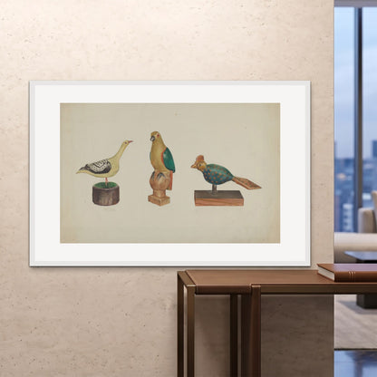 Orlonzo - FRAMED PRINT WHITE 150100cm6040 ROOM
