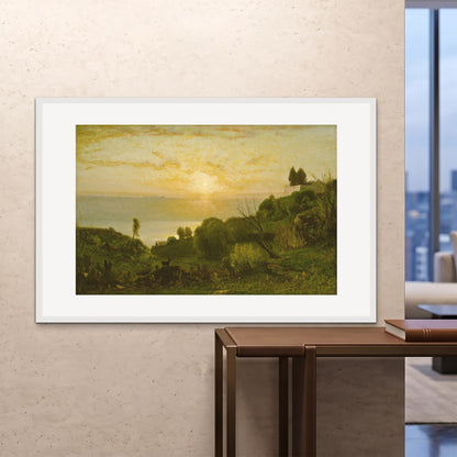 Orlonzo - FRAMED PRINT WHITE 150100cm6040 ROOM