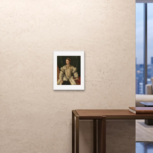 Orlonzo - FRAMED PRINT WHITE 16x2040x50cm ROOM