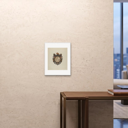 Orlonzo - FRAMED PRINT WHITE 16x2040x50cm ROOM