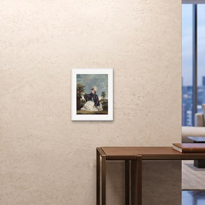 Orlonzo - FRAMED PRINT WHITE 16x2040x50cm ROOM