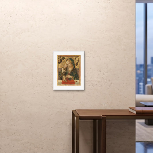 Orlonzo - FRAMED PRINT WHITE 16x2040x50cm ROOM