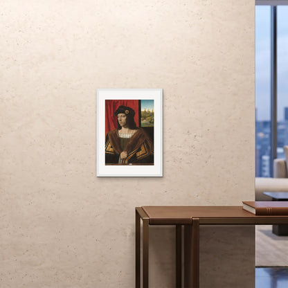 Orlonzo - FRAMED PRINT WHITE 18x2445x60cm ROOM