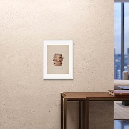 Orlonzo - FRAMED PRINT WHITE 18x2445x60cm ROOM