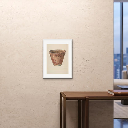 Orlonzo - FRAMED PRINT WHITE 18x2445x60cm ROOM