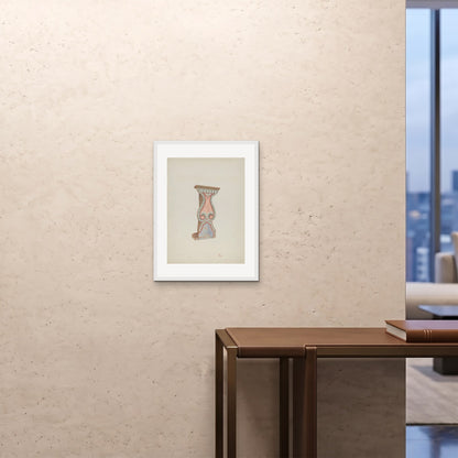 Orlonzo - FRAMED PRINT WHITE 18x2445x60cm ROOM