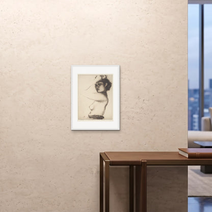Orlonzo - FRAMED PRINT WHITE 18x2445x60cm ROOM