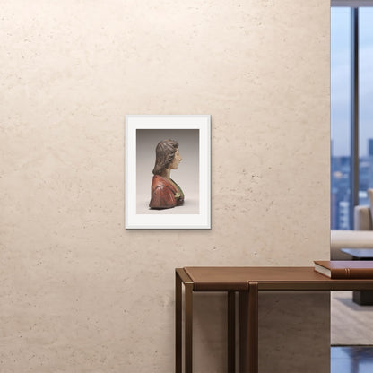 Orlonzo - FRAMED PRINT WHITE 18x2445x60cm ROOM