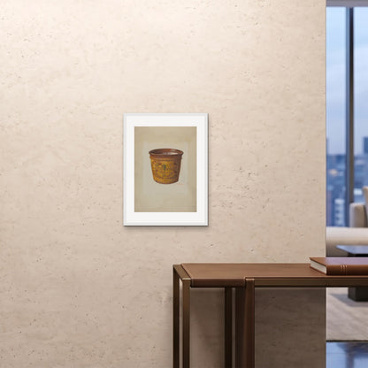 Orlonzo - FRAMED PRINT WHITE 18x2445x60cm ROOM
