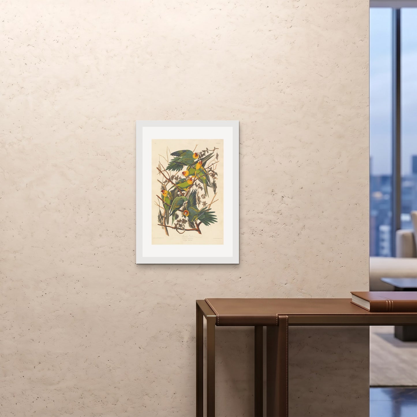 Orlonzo - FRAMED PRINT WHITE 20x2850x70cm ROOM