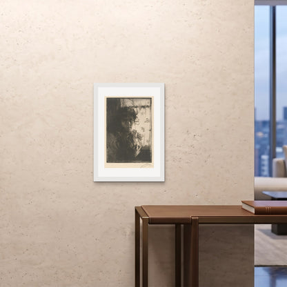 Orlonzo - FRAMED PRINT WHITE 20x2850x70cm ROOM