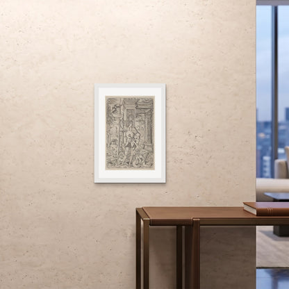 Orlonzo - FRAMED PRINT WHITE 20x2850x70cm ROOM