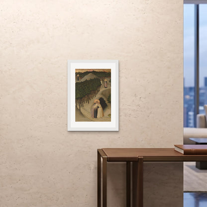 Orlonzo - FRAMED PRINT WHITE 20x2850x70cm ROOM