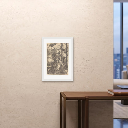 Orlonzo - FRAMED PRINT WHITE 20x2850x70cm ROOM