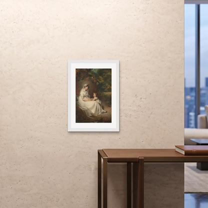 Orlonzo - FRAMED PRINT WHITE 20x2850x70cm ROOM