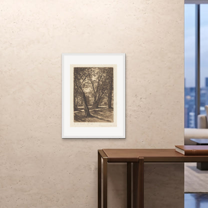 Orlonzo - FRAMED PRINT WHITE 24x3260x80cm ROOM