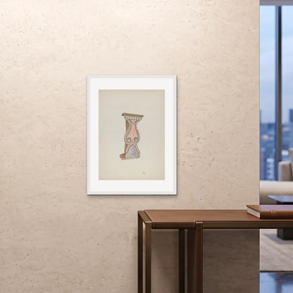 Orlonzo - FRAMED PRINT WHITE 24x3260x80cm ROOM