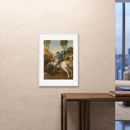 Orlonzo - FRAMED PRINT WHITE 24x3260x80cm ROOM