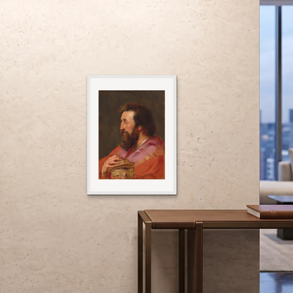 Orlonzo - FRAMED PRINT WHITE 24x3260x80cm ROOM