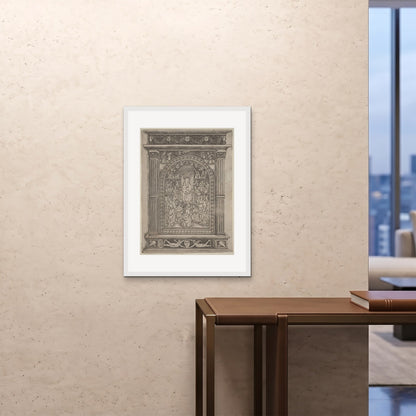 Orlonzo - FRAMED PRINT WHITE 24x3260x80cm ROOM