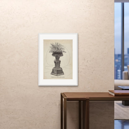 Orlonzo - FRAMED PRINT WHITE 24x3260x80cm ROOM