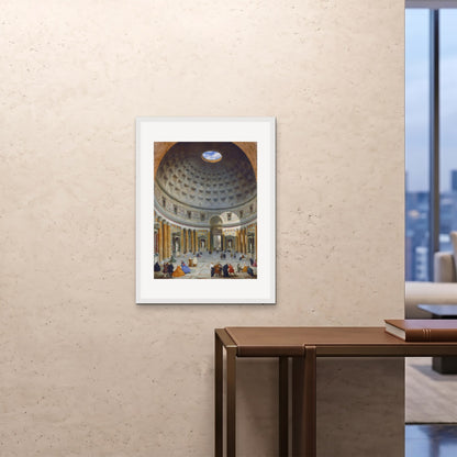 Orlonzo - FRAMED PRINT WHITE 24x3260x80cm ROOM