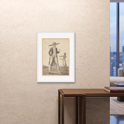 Orlonzo - FRAMED PRINT WHITE 24x3260x80cm ROOM