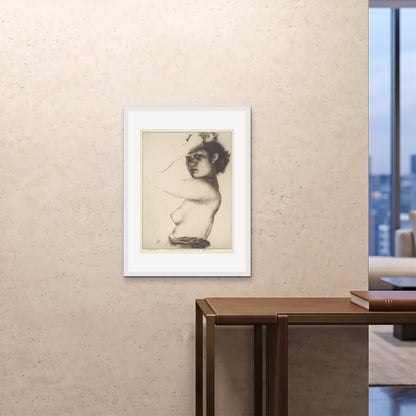 Orlonzo - FRAMED PRINT WHITE 24x3260x80cm ROOM