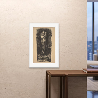 Orlonzo - FRAMED PRINT WHITE 24x3660x90cm ROOM