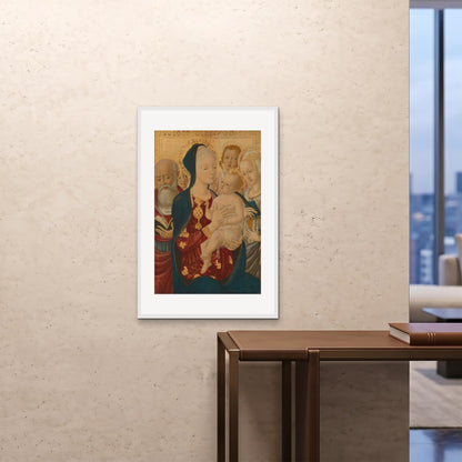 Orlonzo - FRAMED PRINT WHITE 24x3660x90cm ROOM