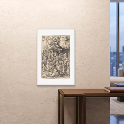 Orlonzo - FRAMED PRINT WHITE 24x3660x90cm ROOM