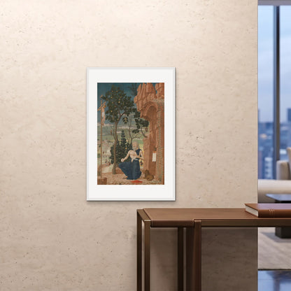 Orlonzo - FRAMED PRINT WHITE 24x3660x90cm ROOM