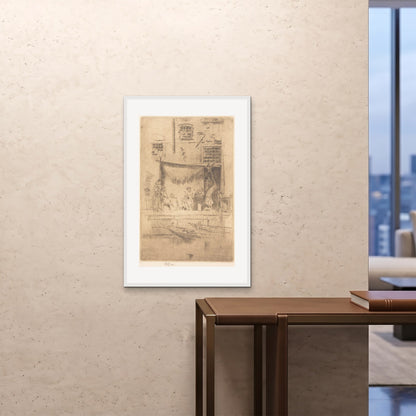 Orlonzo - FRAMED PRINT WHITE 24x3660x90cm ROOM