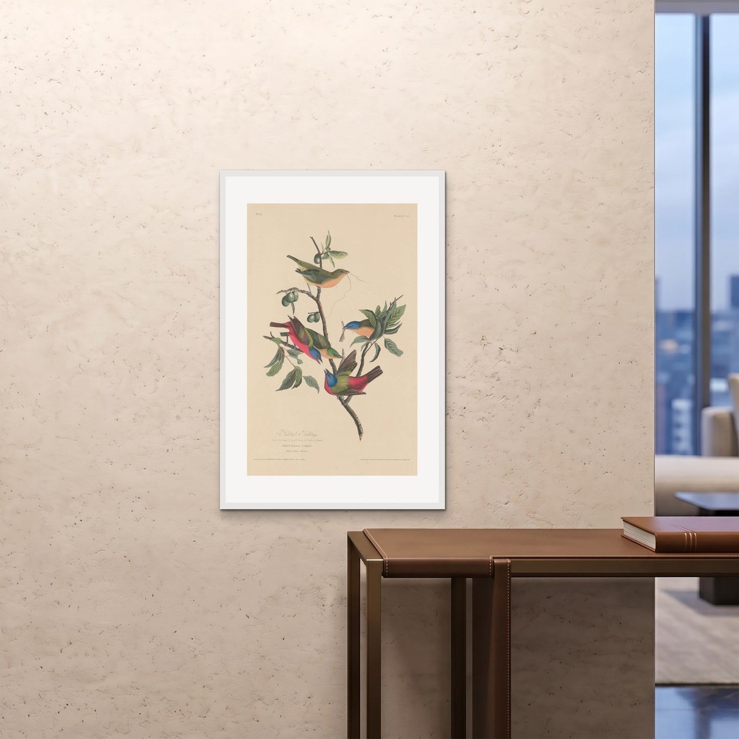 Orlonzo - FRAMED PRINT WHITE 24x3660x90cm ROOM