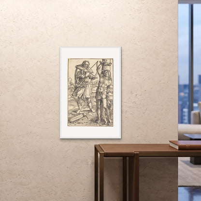 Orlonzo - FRAMED PRINT WHITE 24x3660x90cm ROOM