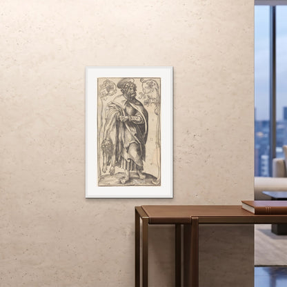 Orlonzo - FRAMED PRINT WHITE 24x3660x90cm ROOM